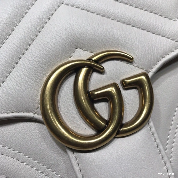Hyper Peter GG GUCCI Bag Top Handle Small Marmont 0806